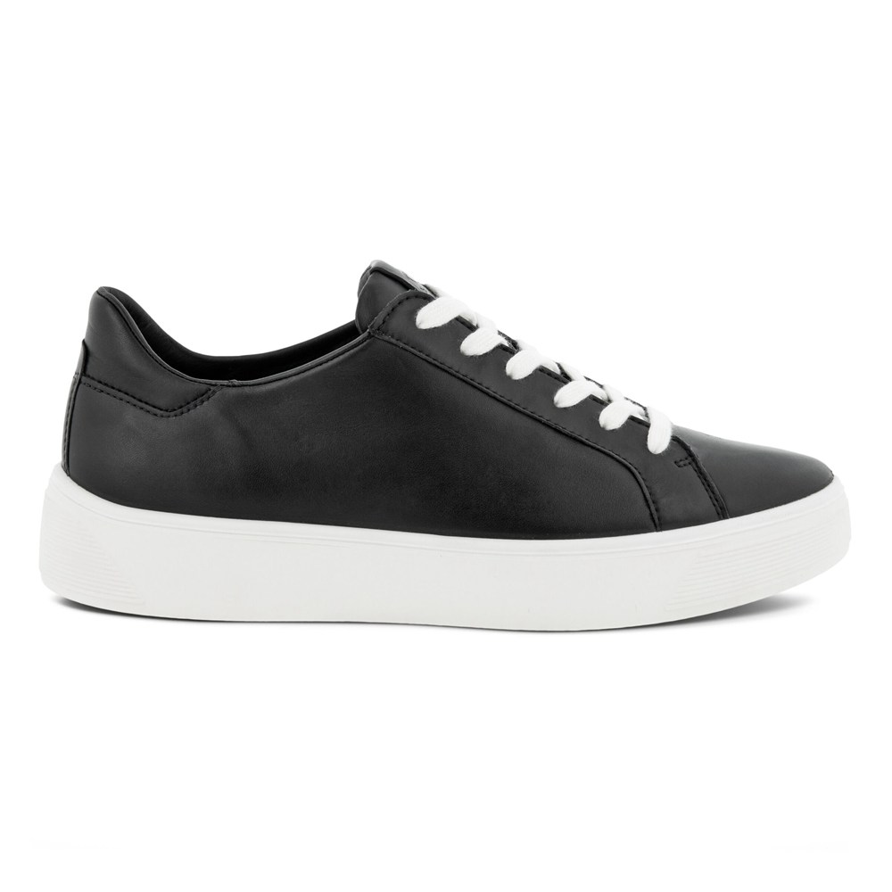 ECCO Womens Sneakers Black - Street Tray - QHK-018925